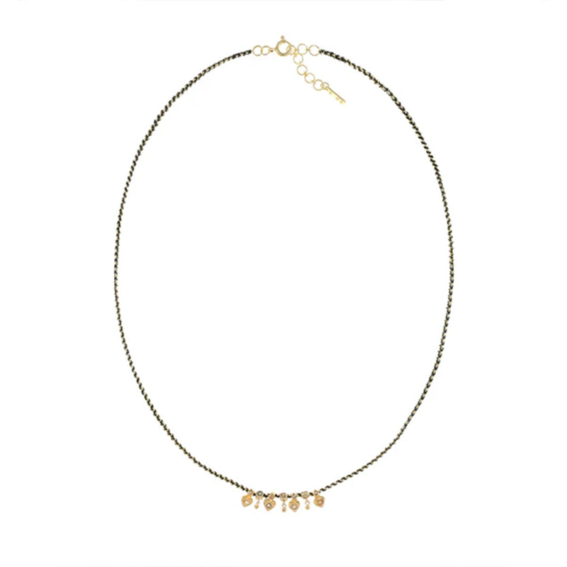 Marie Laure Chamorel - Collier n°902 - Gold Black