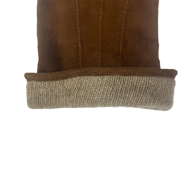 Milona - Gants Agneau Suède - Tabac