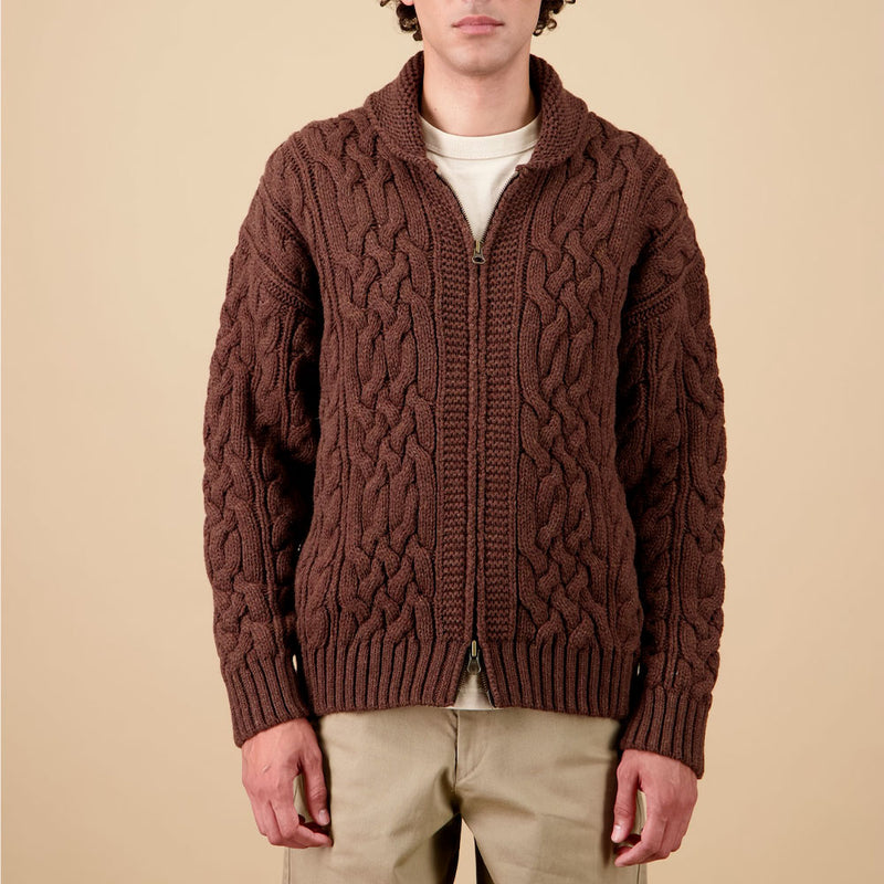 Nitto Knitwear - Cardigan Ohannes - Marron