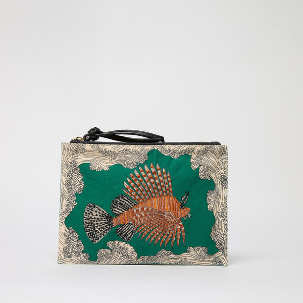 Inoui Editions - Pochette Poisson - Vert