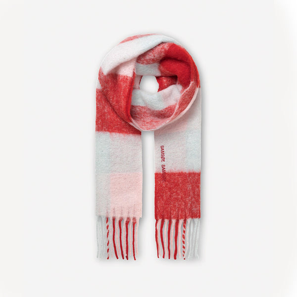 Samsoe Samsoe - Echarpe Alex - Haute Red