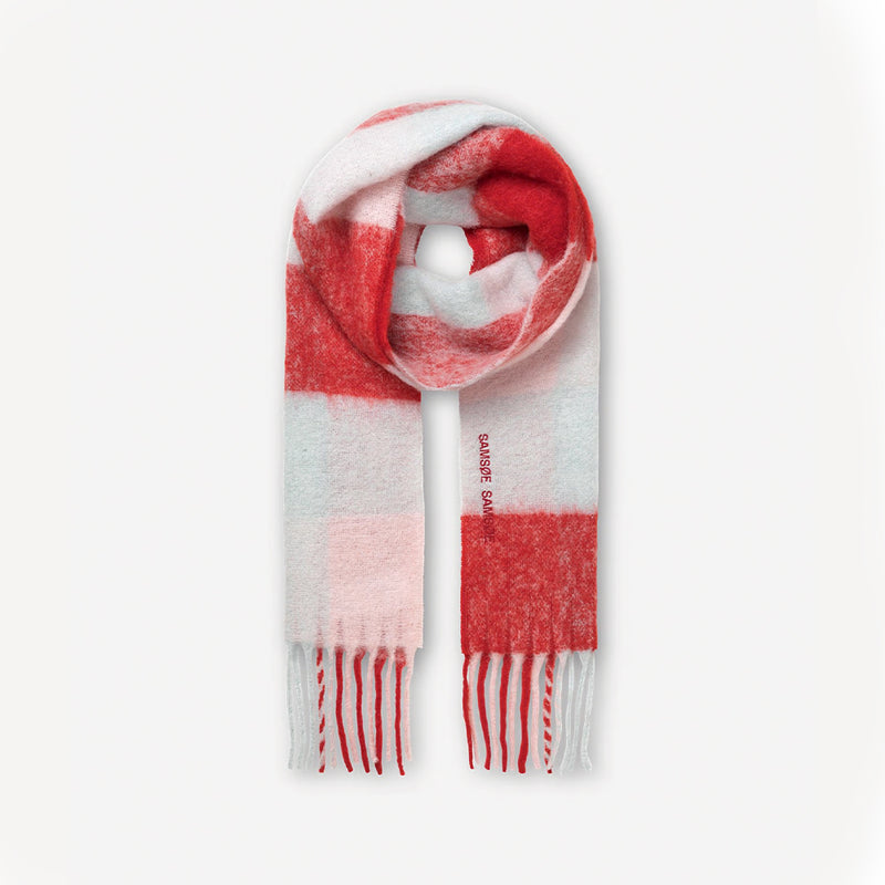 Samsoe Samsoe - Echarpe Alex - Haute Red