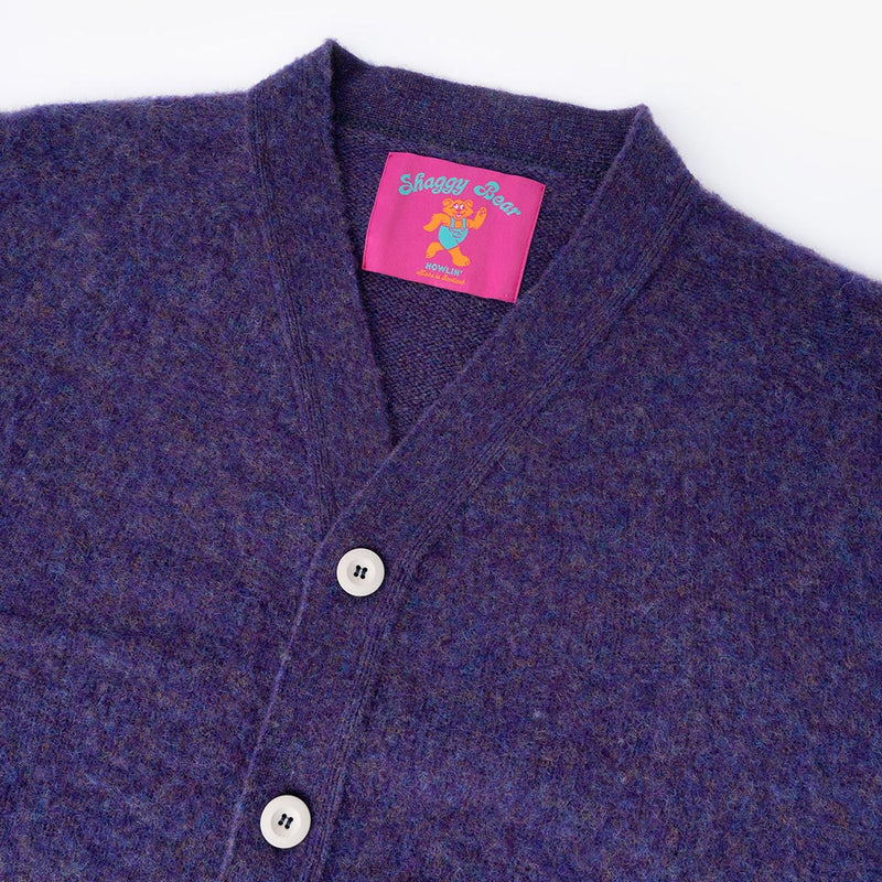 Howlin - Cardigan Shaggy Bear - Violet