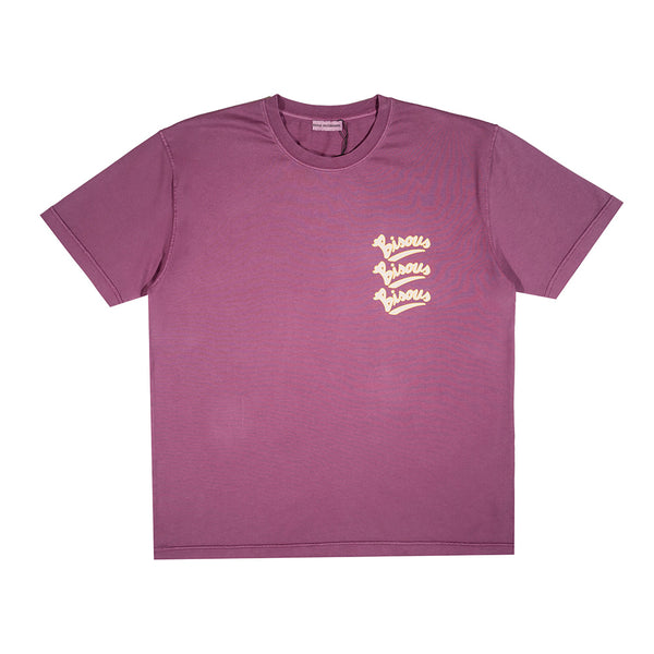 Bisous Skateboard - T-Shirt Gianni - Aubergine