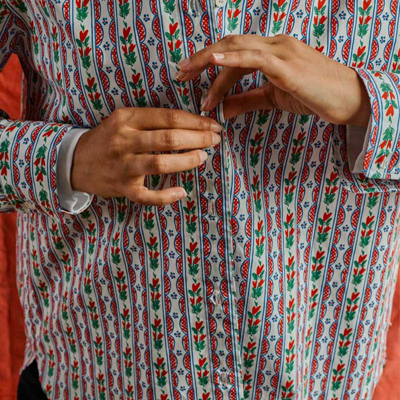 Amour Breton x Merci - Chemise - Rouge