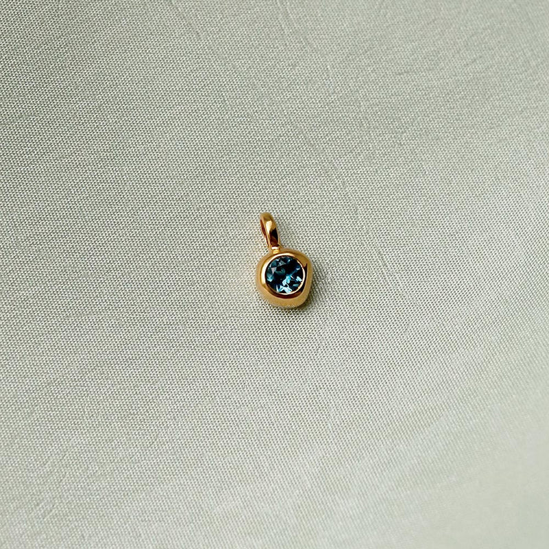 TEN - Collier Dipper Charm - Doré Topaz