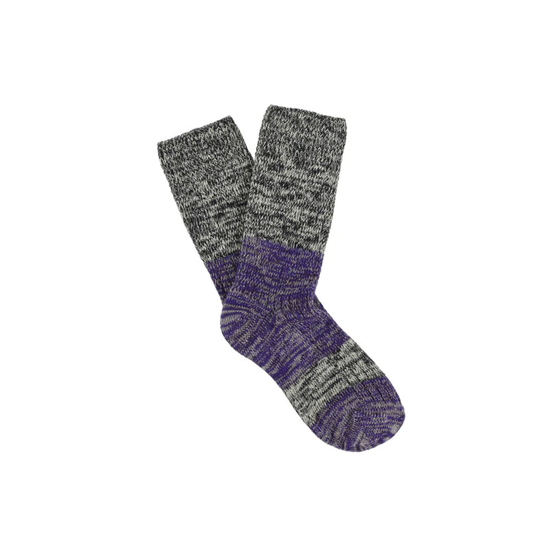 Escuyer - Chaussettes Mélange - Violet bleu