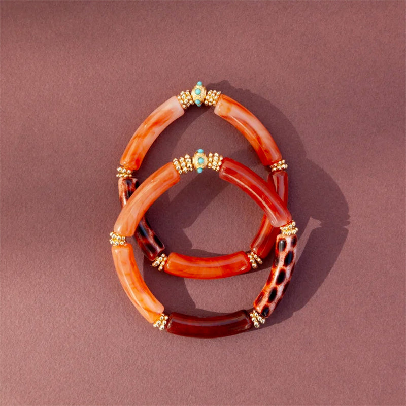 Juhu - Bracelet Juhu - Léo & Orange