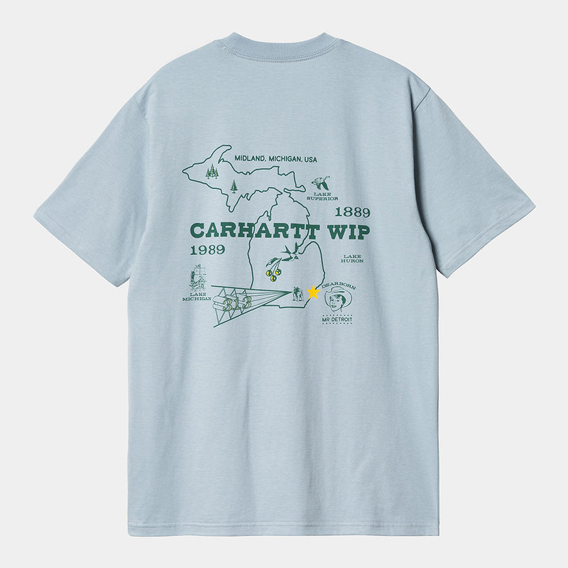 Carhartt WIP - T-Shirt Home State - Bleu