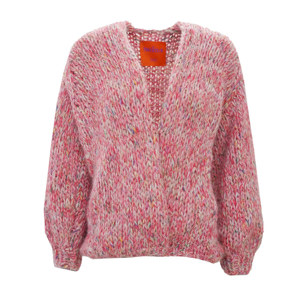 Les Tricots D'o - Cardigan court Helena - Rouge