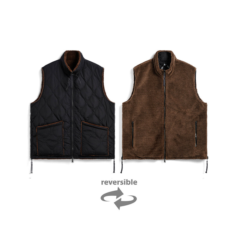 Taion - Veste Military Reversible - Noir/Mocha