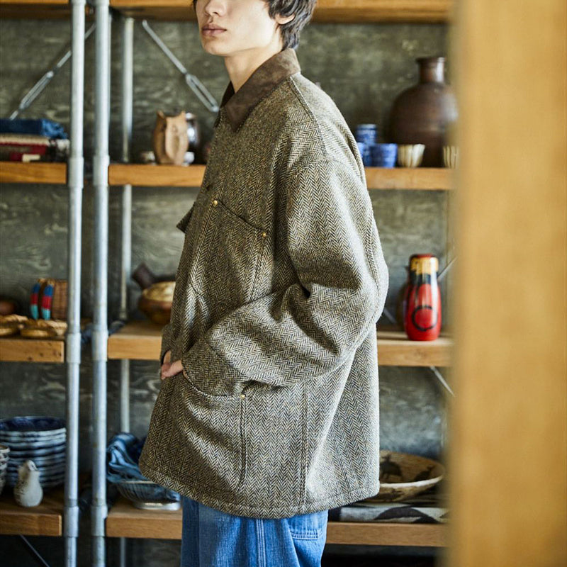 OrSlow - Veste Décontractée Harris Tweed - Kaki