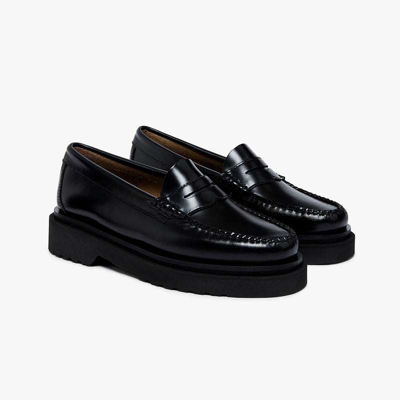 GH Bass Weejuns Penny Step Loafers Black - Main Image