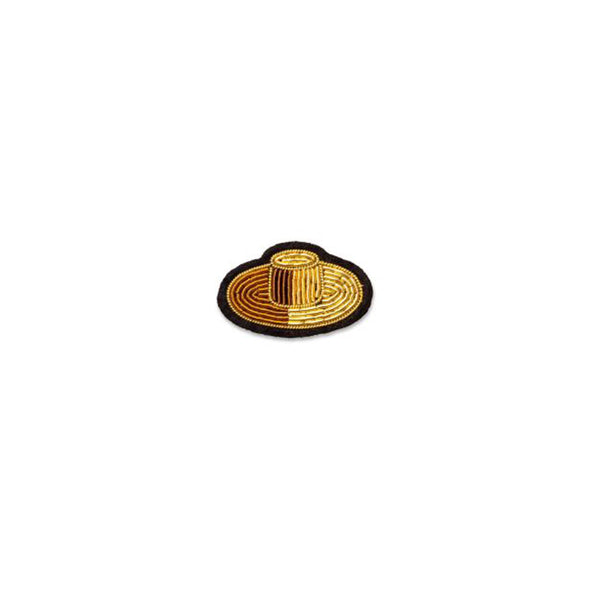Macon & Lesquoy - Broche - Chapeau de paille