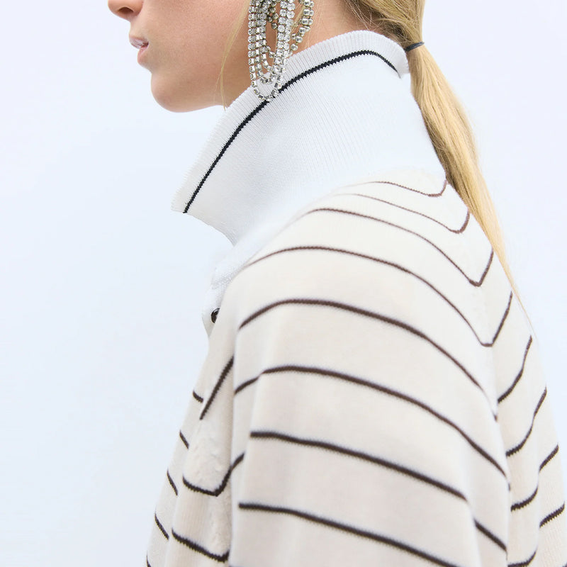 Cordera - Polo Striped - Bleu
