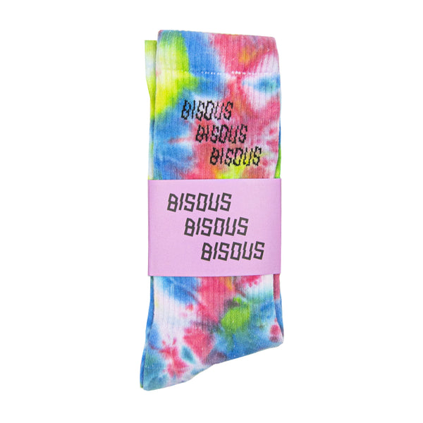 Bisous Skateboard - Chaussettes Tie and Dye - Multicolore