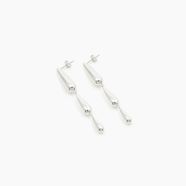 RAGBAG - Boucles d'oreilles Oculus pendantes - Argent
