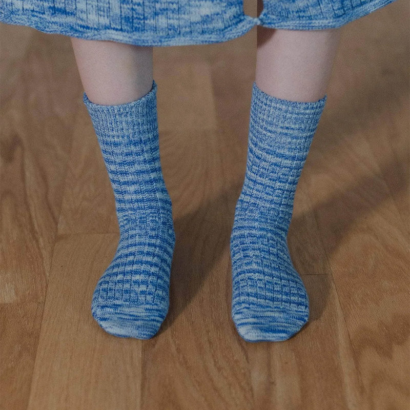 Baserange - Chaussettes Twist - Bleu