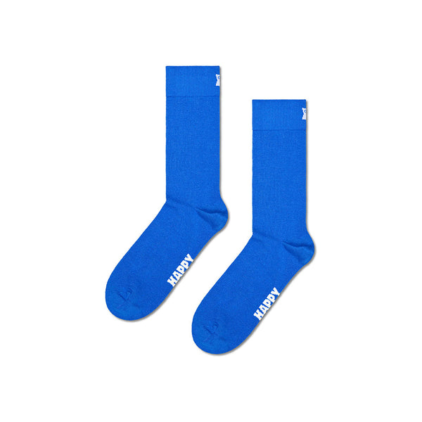 Happy Socks - Chaussettes Hautes Solid - Bleu