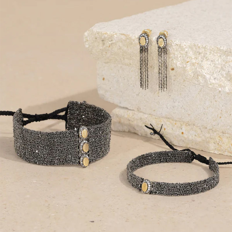 Marie Laure Chamorel - Boucles d'oreilles n°936 - Ruthenium
