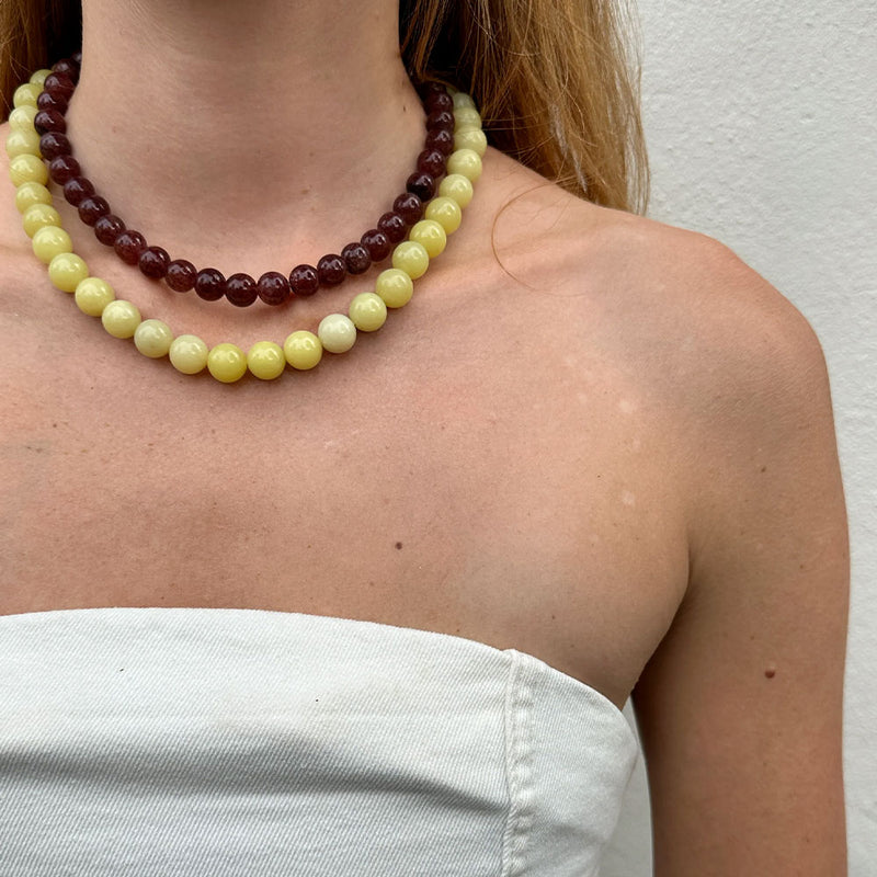 Labro - Collier En Quartz - Fraise