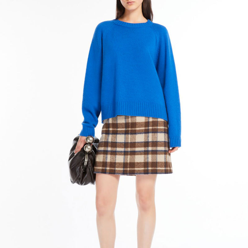 Weekend Max Mara - Pull Gabbia - Bleu