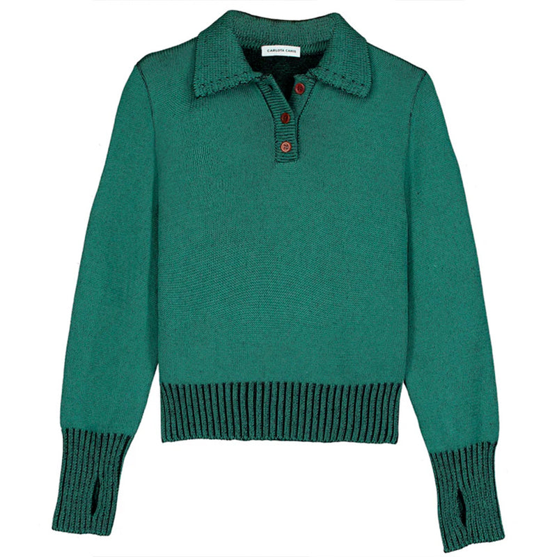 Carlota Cahis - Pull Mustang - Vert