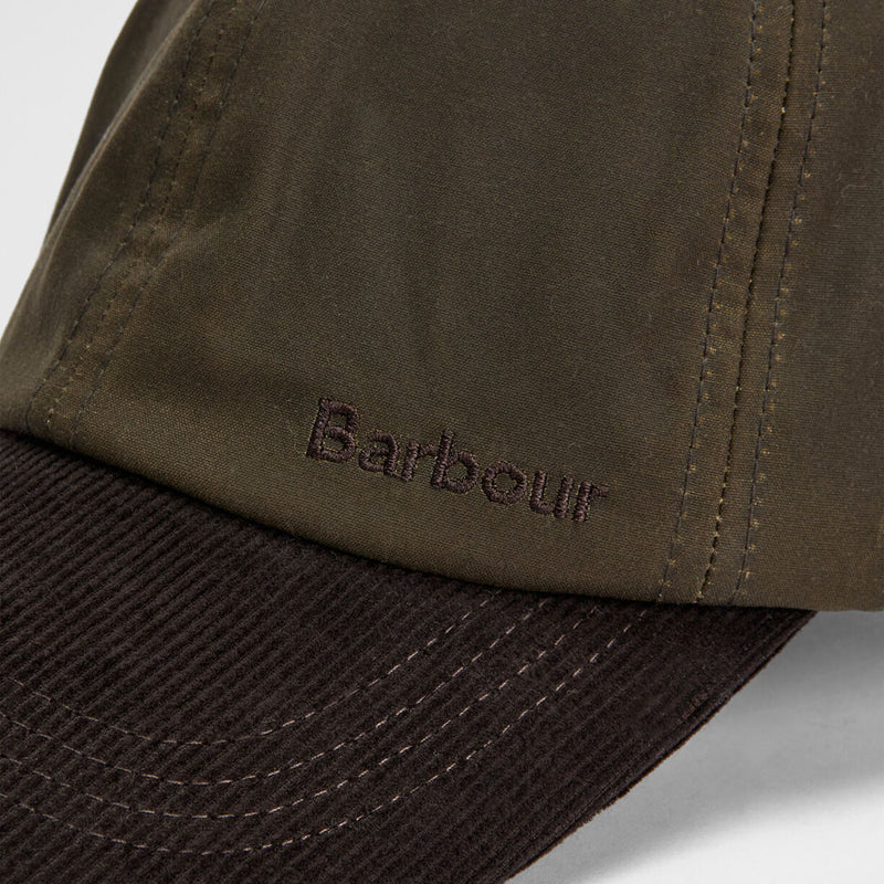 Barbour - Casquette Ashby - Marron/Olive