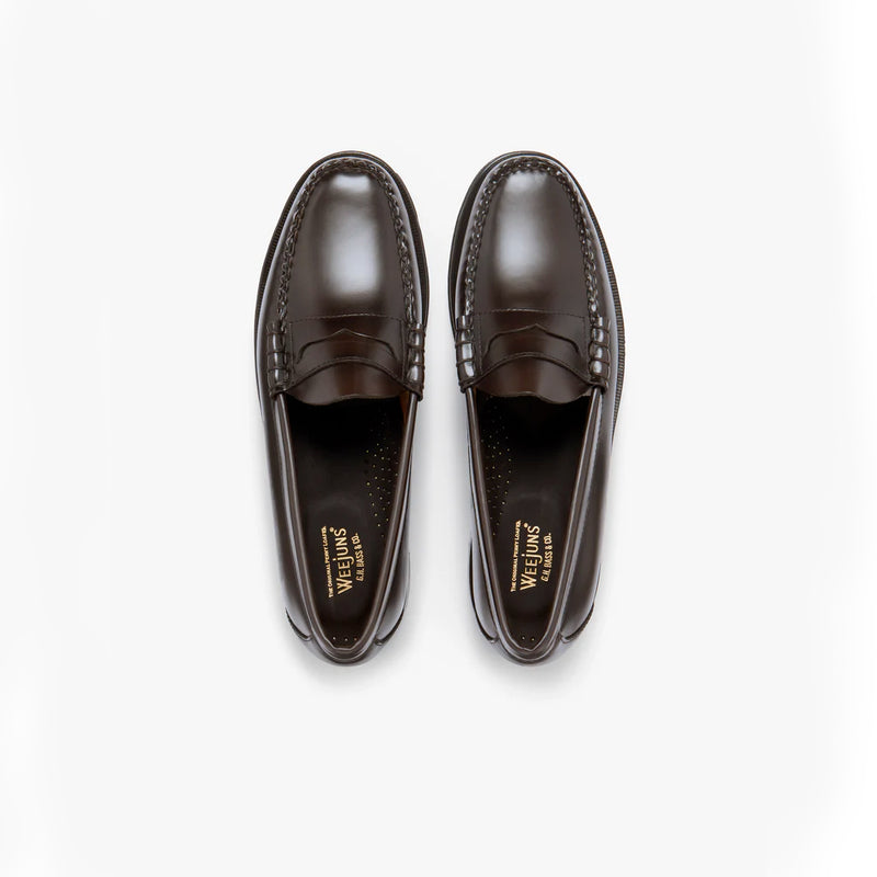 GH Bass - Mocassins Weejuns Penny - Chocolat