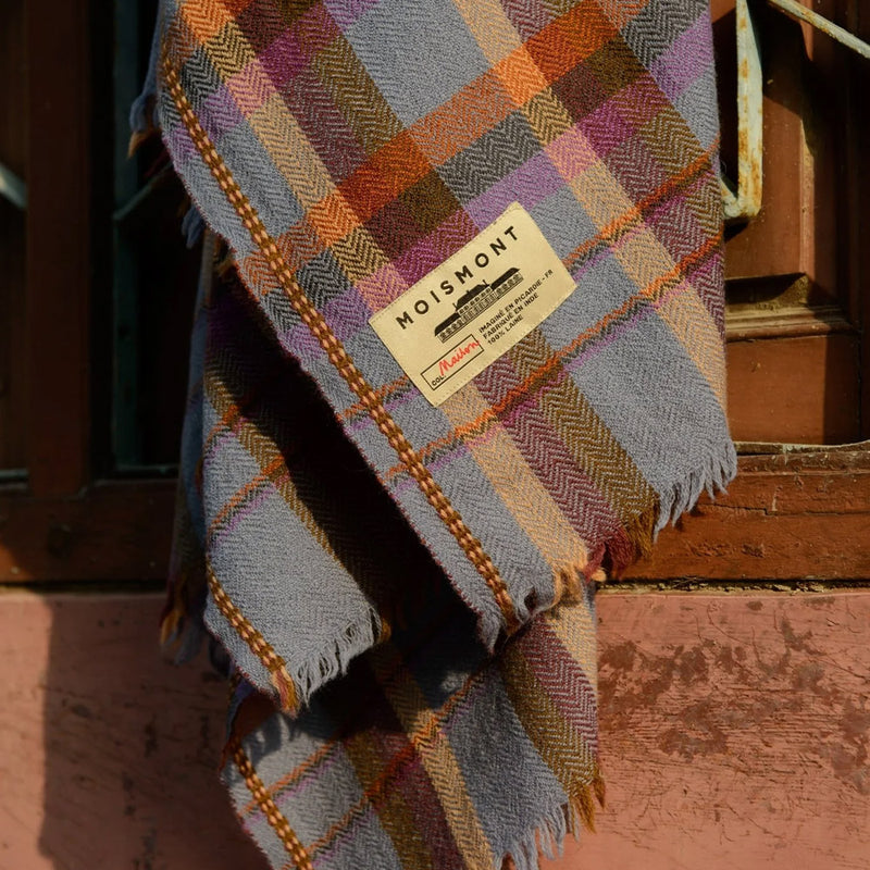 Plaid en laine n°82 - Cloud - Moismont