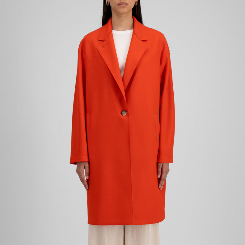 Harris Wharf London - Manteau Oversize - Rouge