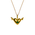 Sofia Rocha - Collier Corazon Con Alas - Or