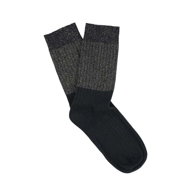 Escuyer - Chaussettes Lurex - Noir doré