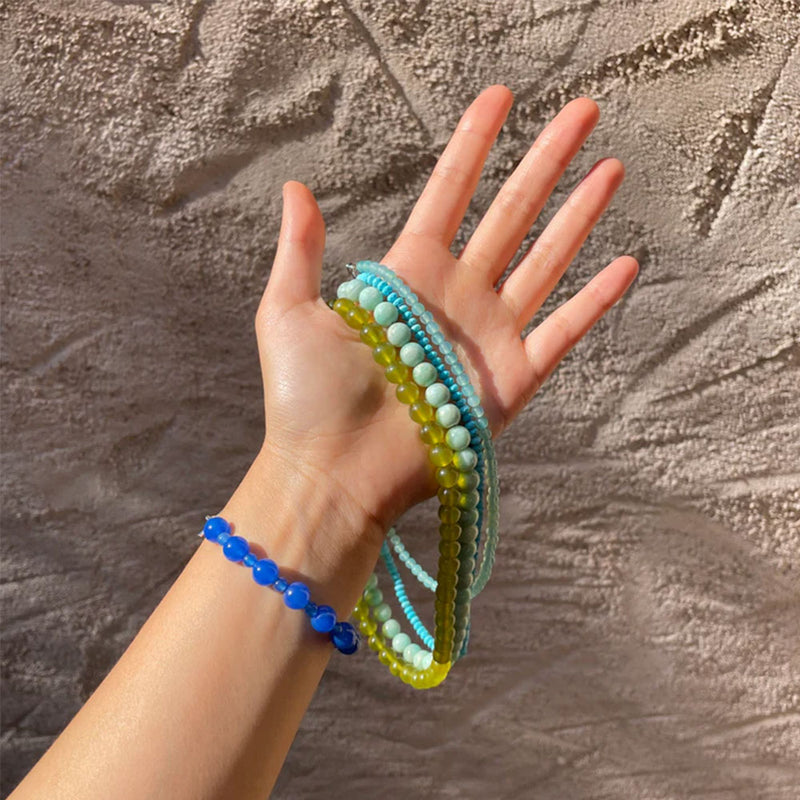 Project Bon - Bracelet Splash - Bleu