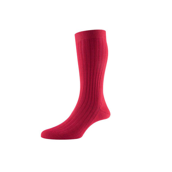 Pantherella - Chaussettes Laburnum - Rouge Royal