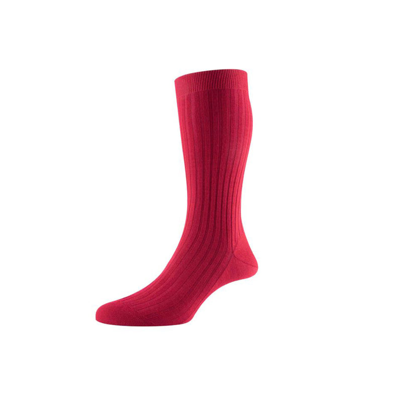 Pantherella - Chaussettes Laburnum - Rouge Royal