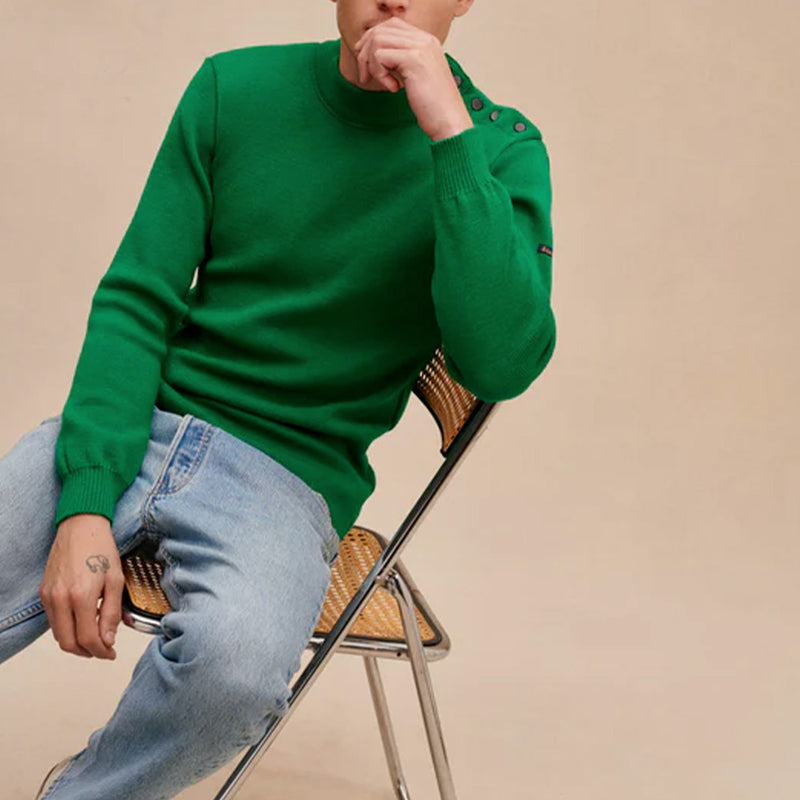 Le Minor - Pull Marin - Vert