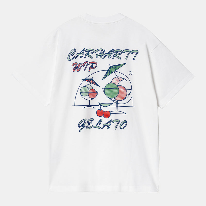 Carhartt WIP - T-Shirt Gelato - Blanc