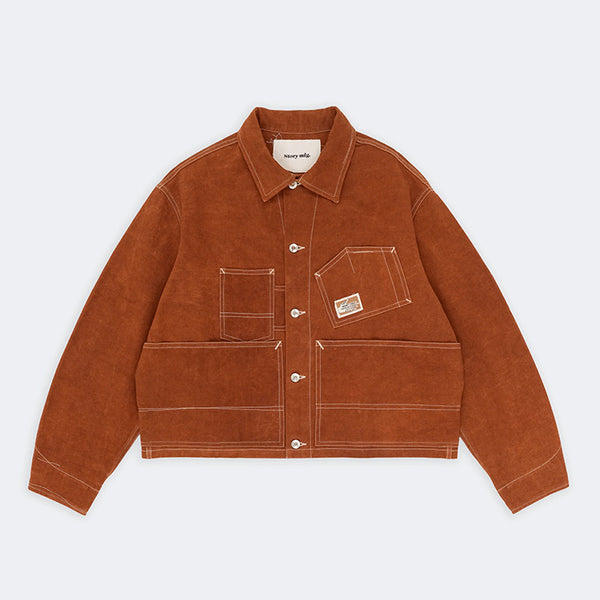 Story MFG - Veste Station - Marron Wonky Wear