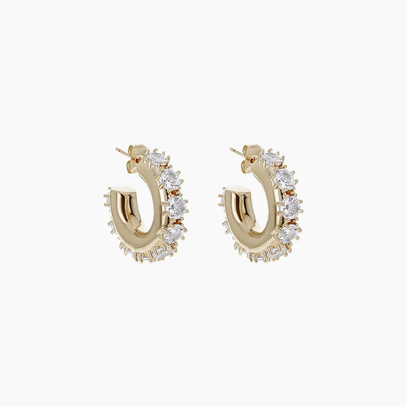 Justine Clenquet - Boucles d'oreilles Ricci - Gold