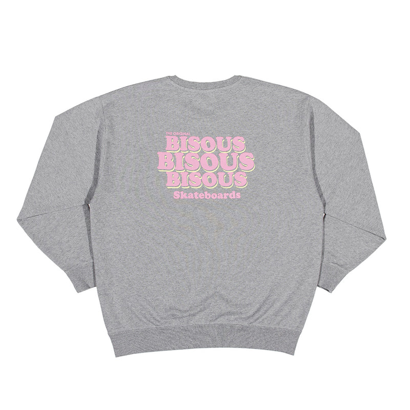 Bisous Skateboard - Sweat Grease - Gris