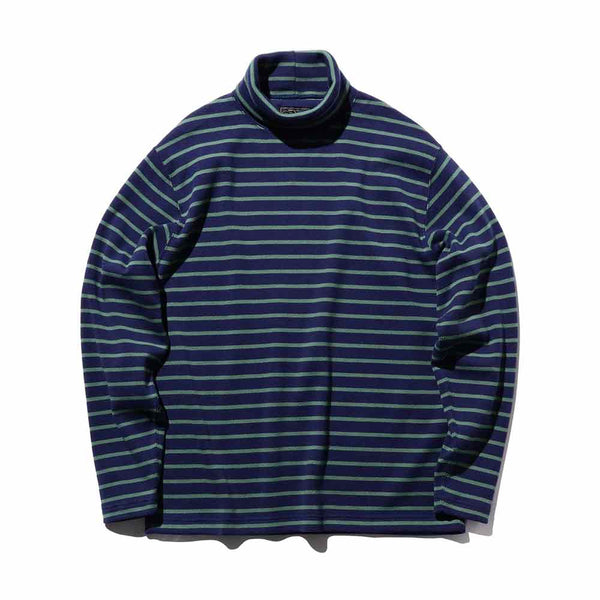 Beams Plus - T-shirt Fraise Stripe - Marine