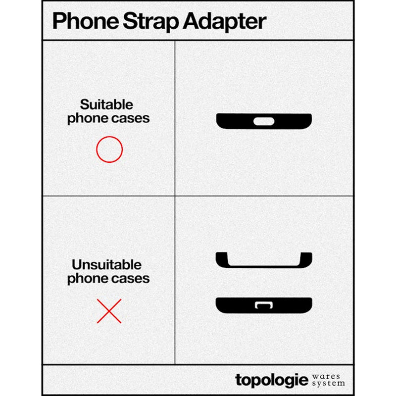 Topologie - Phone Strap Adapter - Gris