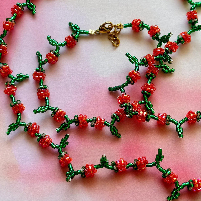 Hiiri - Collier Maxi Tomate - Rose