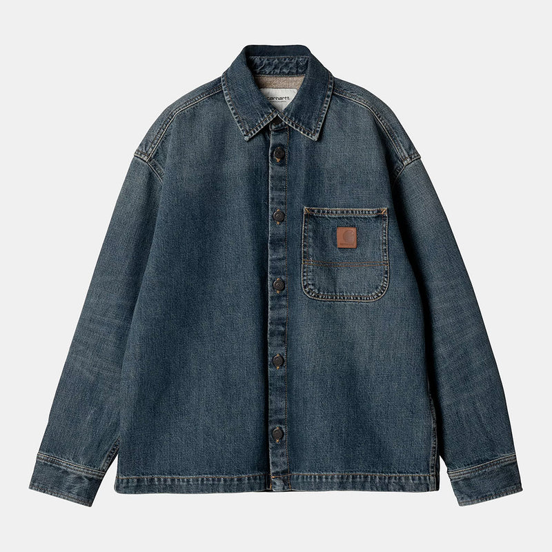 Carhartt WIP - Veste Chemise W' Lovilia - Bleu