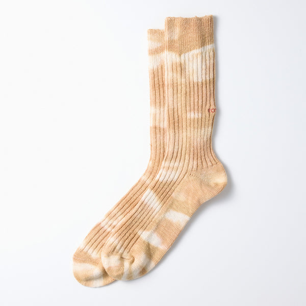 Rototo - Chaussettes 1603 - Orange Sun Rise