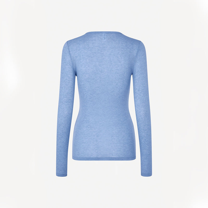 Samsoe Samsoe - T Shirt Sadou - Della Robbia Blue