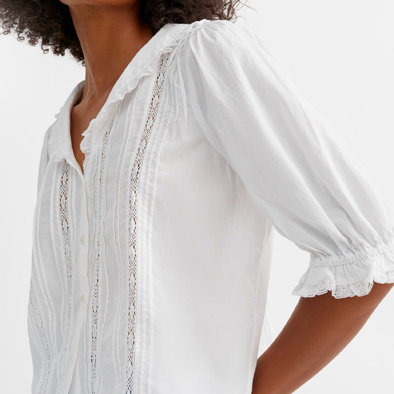 Skall Studio - Blouse Magniolia - Blanc