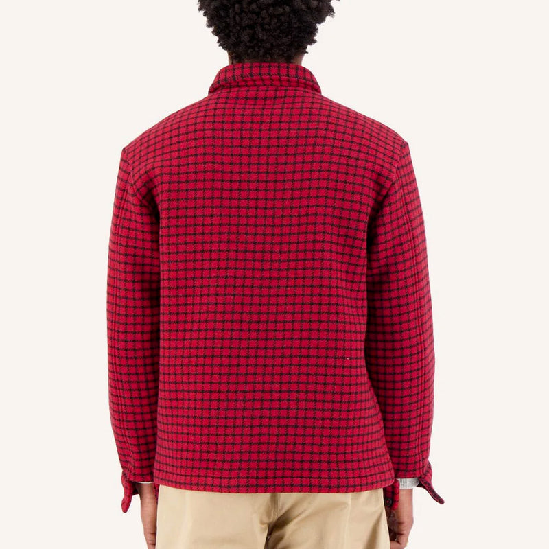 Later - Surchemise Epure à Carreaux - Rouge & Noir