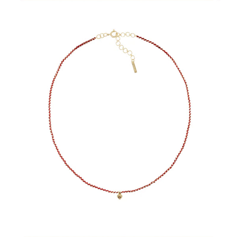 Marie Laure Chamorel - Collier n°900 - Gold Red